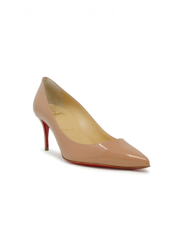 Christian Louboutin CHRISTIAN LOUBOUTIN 3191451 PK1A NUDE PATENT KATE 70 PUMPS Beige
