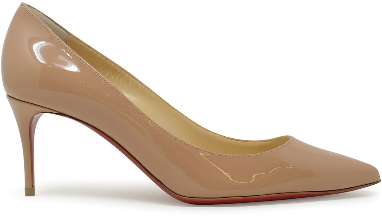 Christian Louboutin CHRISTIAN LOUBOUTIN 3191451 PK1A NUDE PATENT KATE 70 PUMPS Beige