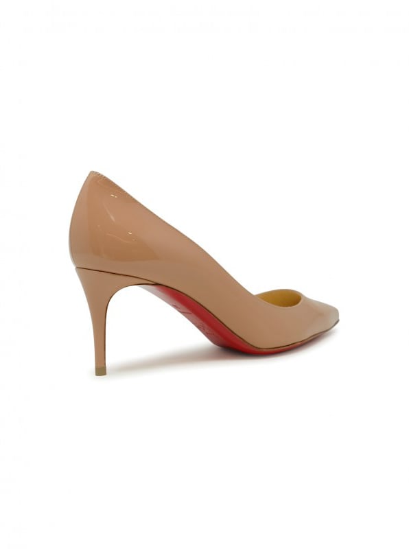 Christian Louboutin CHRISTIAN LOUBOUTIN 3191451 PK1A NUDE PATENT KATE 70 PUMPS Beige