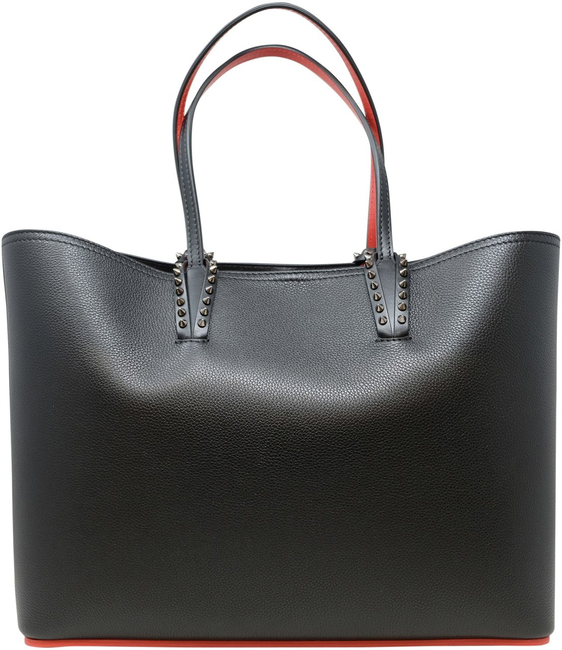 Christian Louboutin CHRISTIAN LOUBOUTIN 3205218 CM53 BLACK LEATHER CABATA CALF EMPIRE BAG Zwart