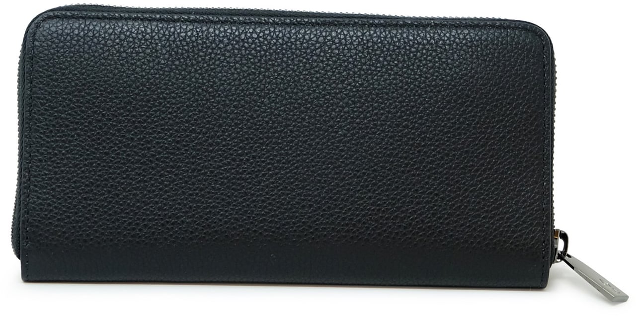 Christian Louboutin CHRISTIAN LOUBOUTIN 3235083 CM53 BLACK CALF BY MY SIDE LONG WALLET Zwart