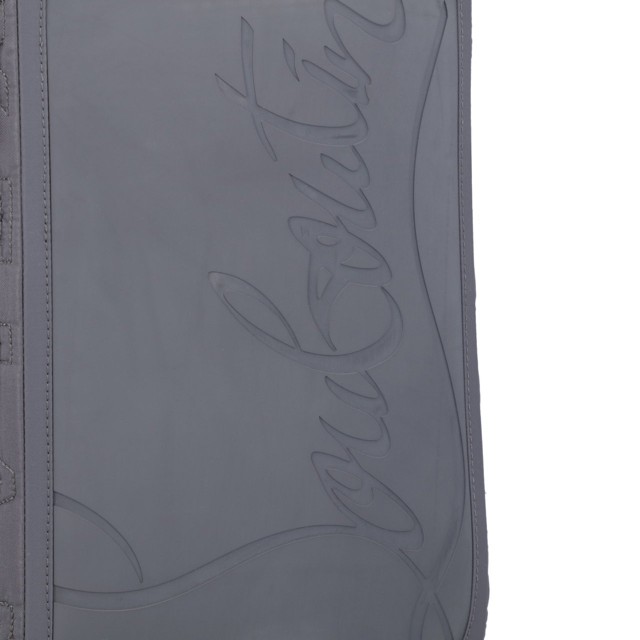 Christian Louboutin Loubideal Small Rubber Backpack With Signature Detail Grijs
