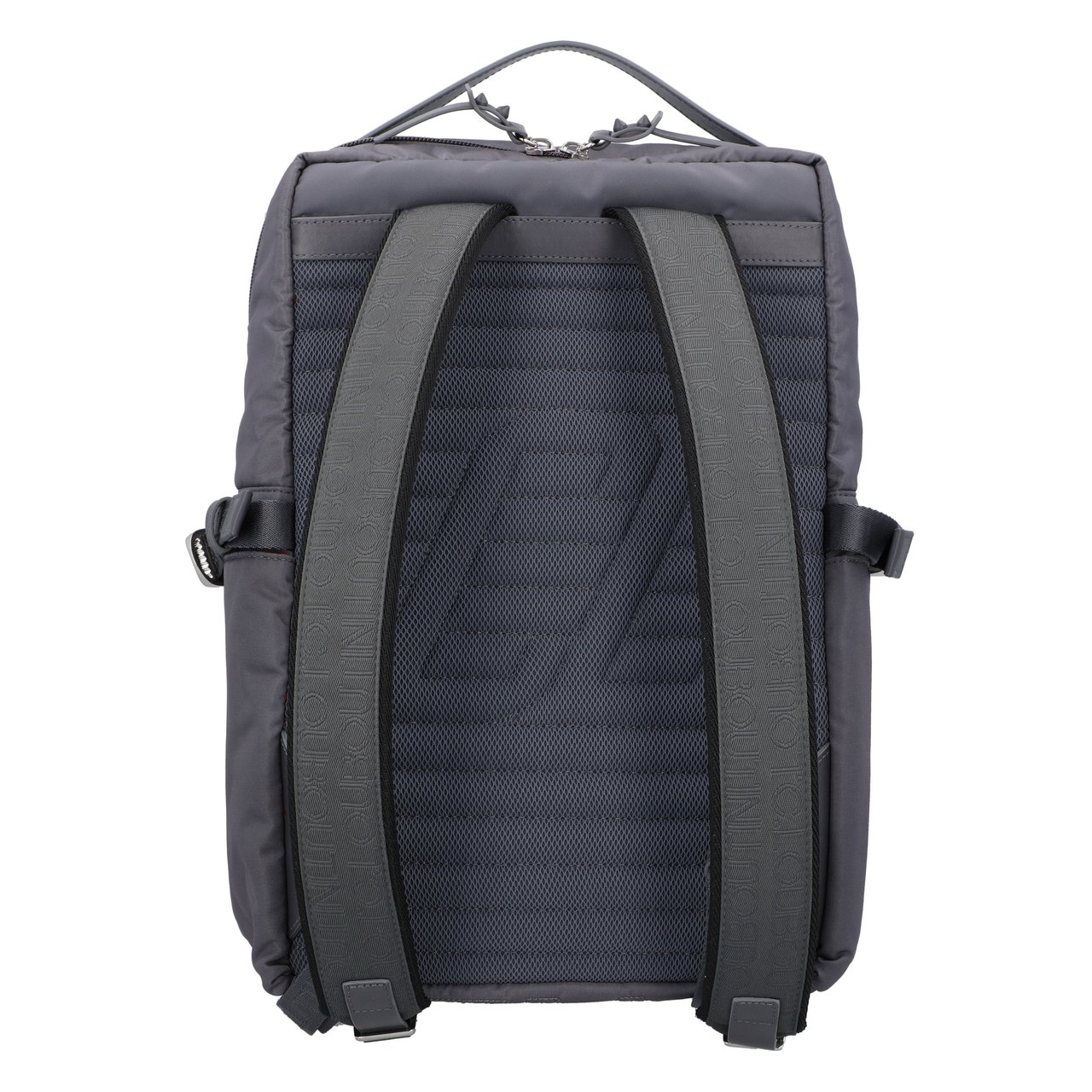 Christian Louboutin Loubideal Small Rubber Backpack With Signature Detail Grijs