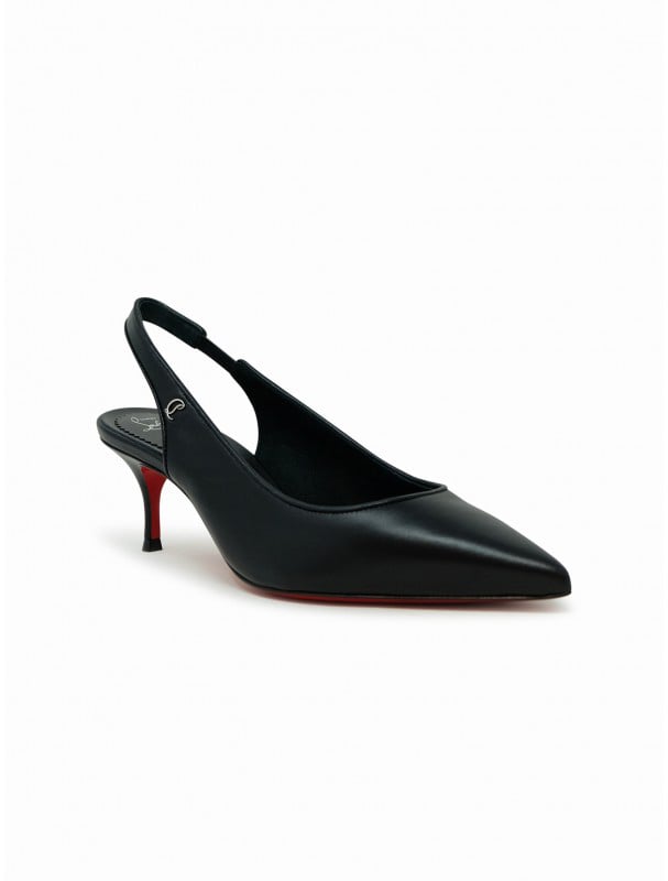 Christian Louboutin CHRISTIAN LOUBOUTIN 3240004 B439 BLACK LEATHER SPORTY 55 SLING Zwart