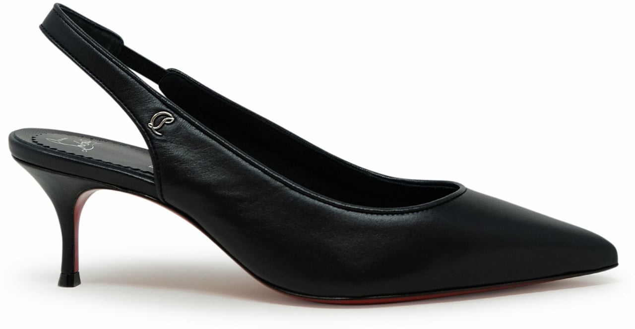 Christian Louboutin CHRISTIAN LOUBOUTIN 3240004 B439 BLACK LEATHER SPORTY 55 SLING Zwart