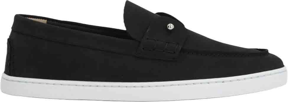 Christian Louboutin Flat Shoes Navy Zwart