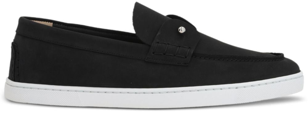 Christian Louboutin Flat Shoes Black Zwart