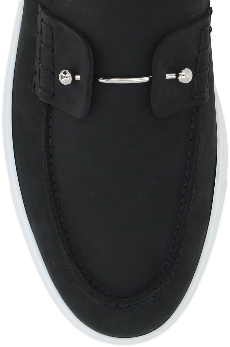 Christian Louboutin Flat Shoes Black Zwart