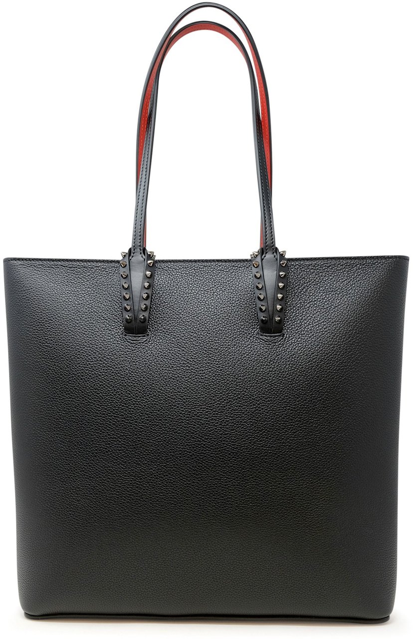 Christian Louboutin CHRISTIAN LOUBOUTIN 3245086 BK01 BLACK LEATHER CABATA ZIPPED  BAG Zwart