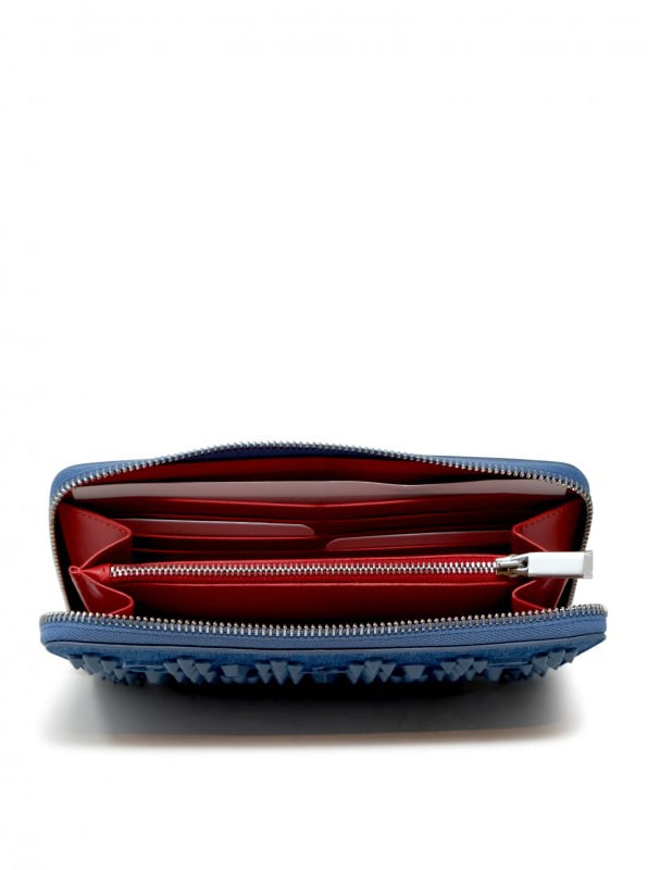 Christian Louboutin CHRISTIAN LOUBOUTIN 3245238 4229 BLUE  PANETTONE LOUBINTHESKY WALLET Blauw