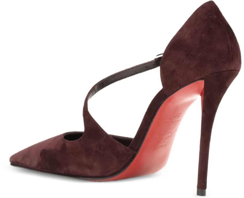 Christian Louboutin With Heel Bordeaux Rood