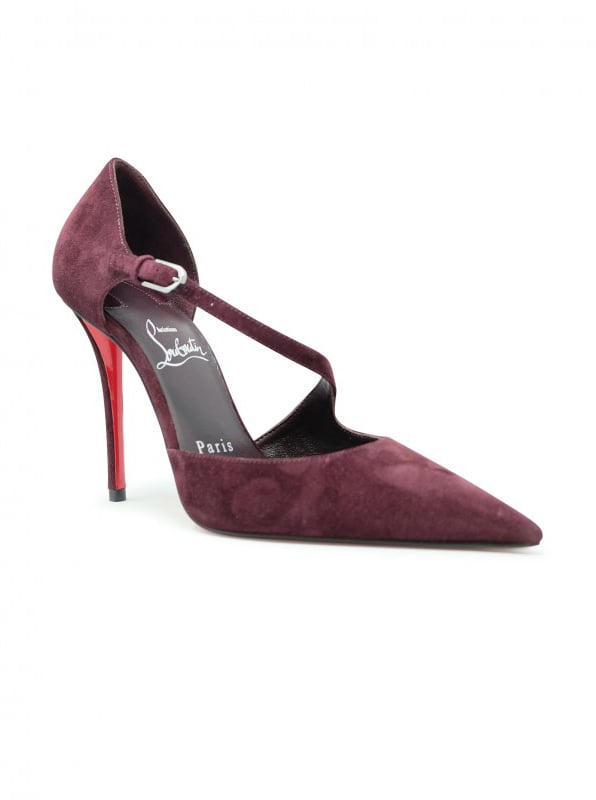 Christian Louboutin CHRISTIAN LOUBOUTIN 3250637 R839 BORDEAUX SUEDE MISS ZIGGYTA PUMPS Rood