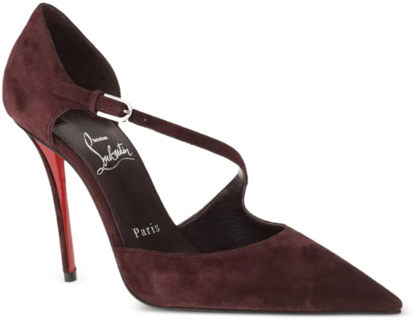 Christian Louboutin With Heel Bordeaux Rood