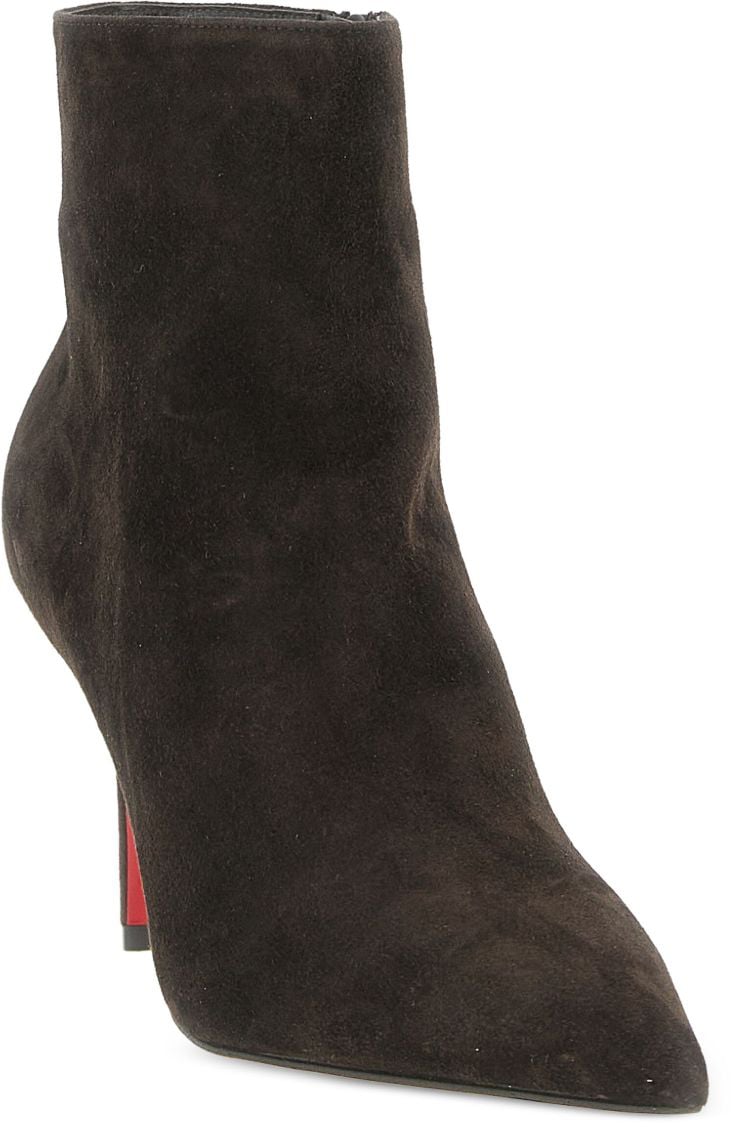 Christian Louboutin Boots Marrone Scuro Bruin