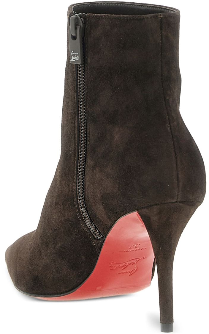Christian Louboutin Boots Marrone Scuro Bruin