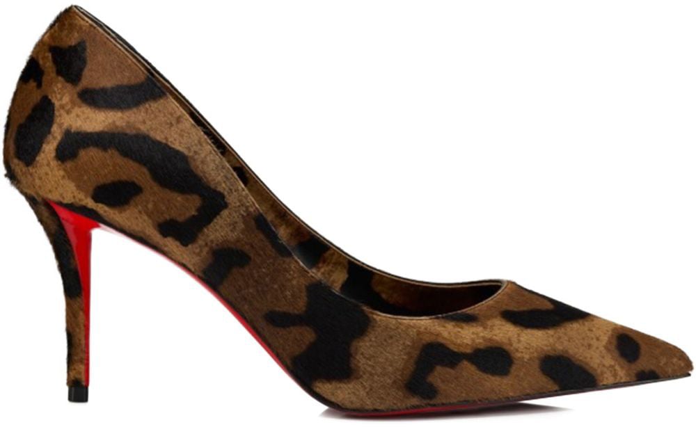 Christian Louboutin With Heel Brown Bruin