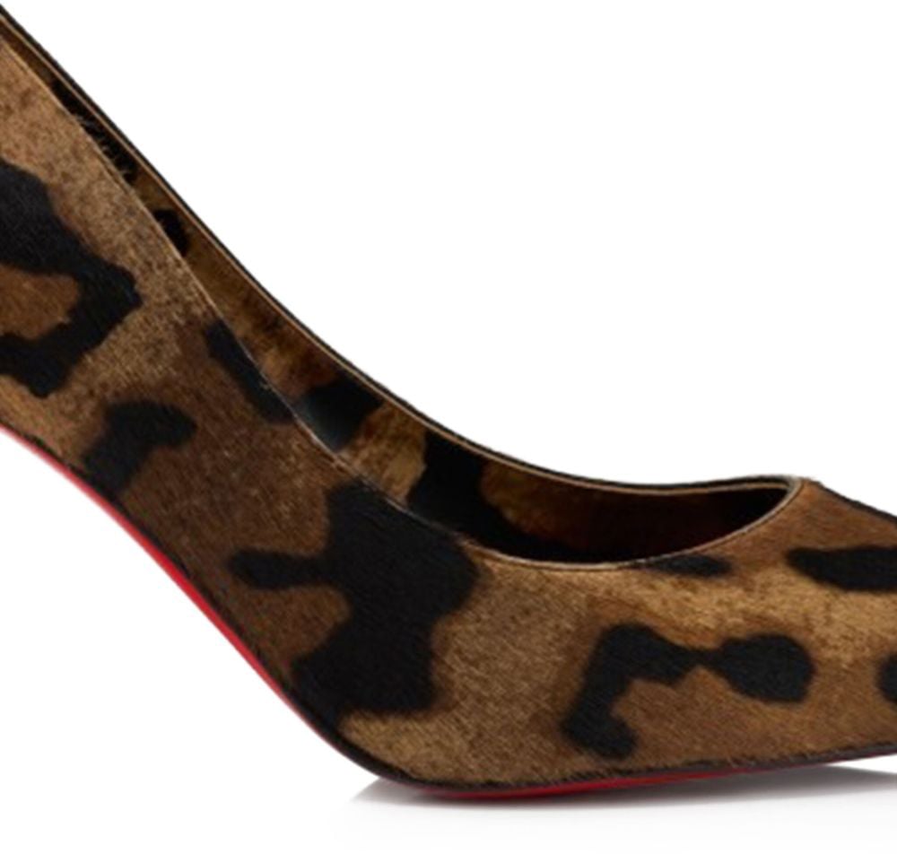 Christian Louboutin With Heel Brown Bruin