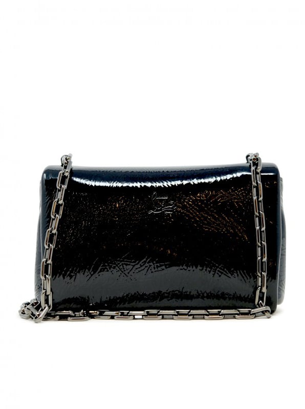 Christian Louboutin CHRISTIAN LOUBOUTIN 3255017 BK01 BLACK LEATHER LOUBI54 BAG Zwart