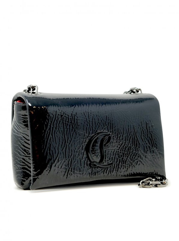 Christian Louboutin CHRISTIAN LOUBOUTIN 3255017 BK01 BLACK LEATHER LOUBI54 BAG Zwart