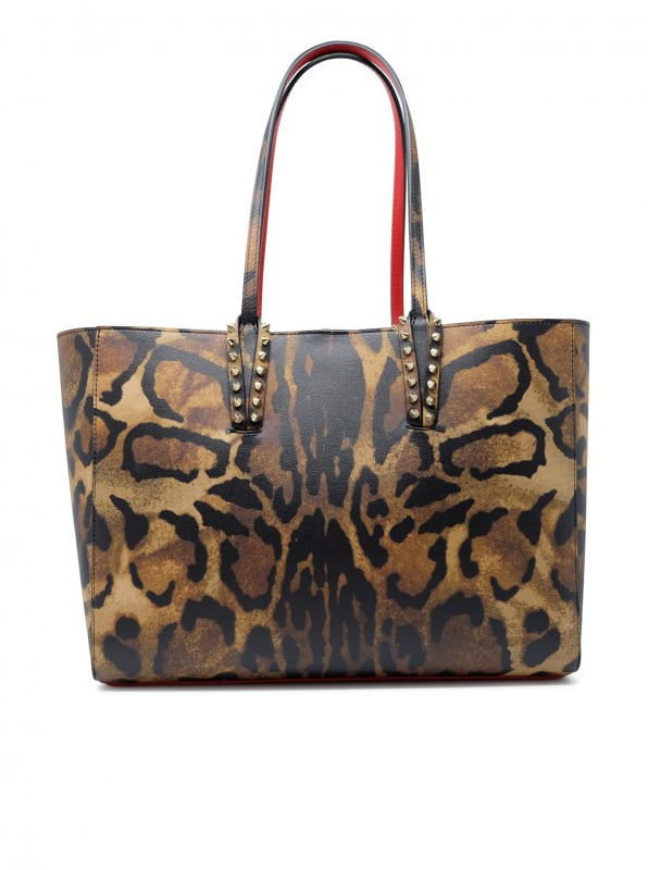 Christian Louboutin CHRISTIAN LOUBOUTIN 3255353 3221 BROWN LEATHER CABATA SOFT SMALL BAG Bruin