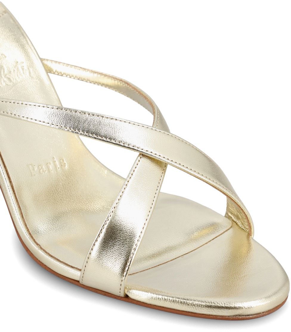 Christian Louboutin Sandals Silver Goud