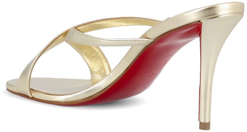 Christian Louboutin Sandals Silver Goud