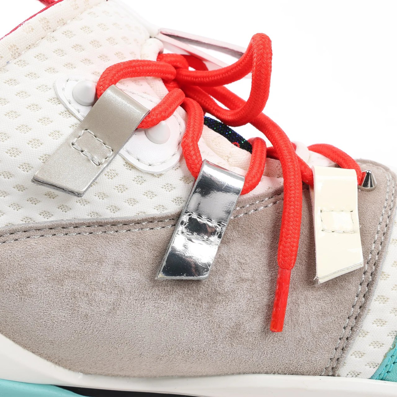 Christian Louboutin Christian Louboutin Red Runner Leather Sneakers in Multicolor, Size 42 EU Divers