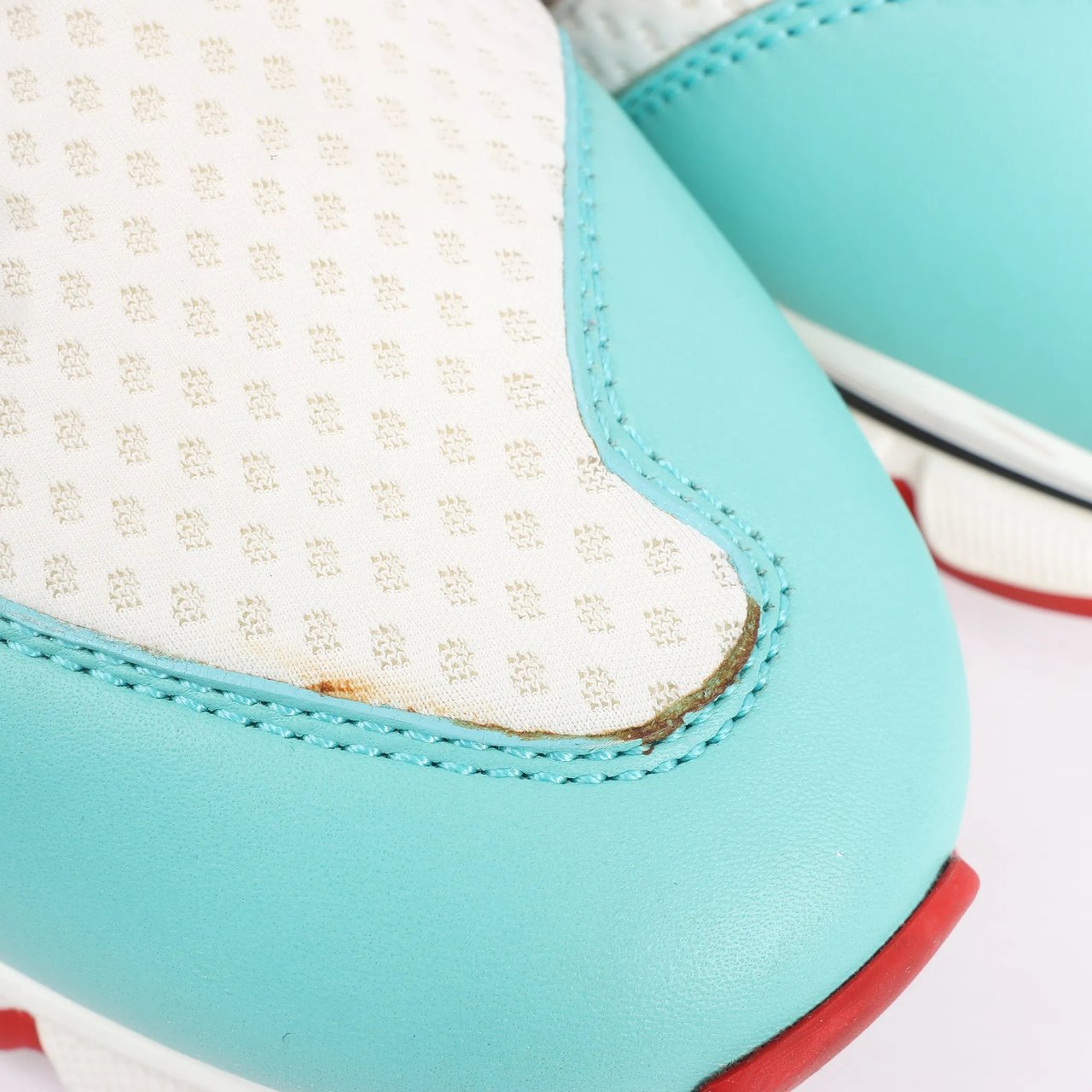 Christian Louboutin Christian Louboutin Red Runner Leather Sneakers in Multicolor, Size 42 EU Divers