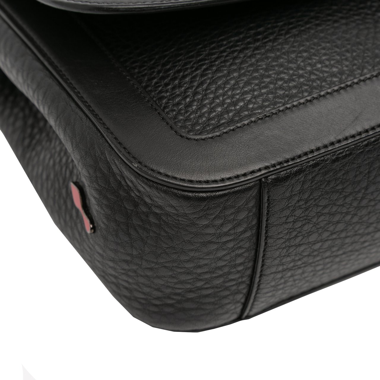 Christian Louboutin Small Leather Sweet Charity Crossbody Zwart