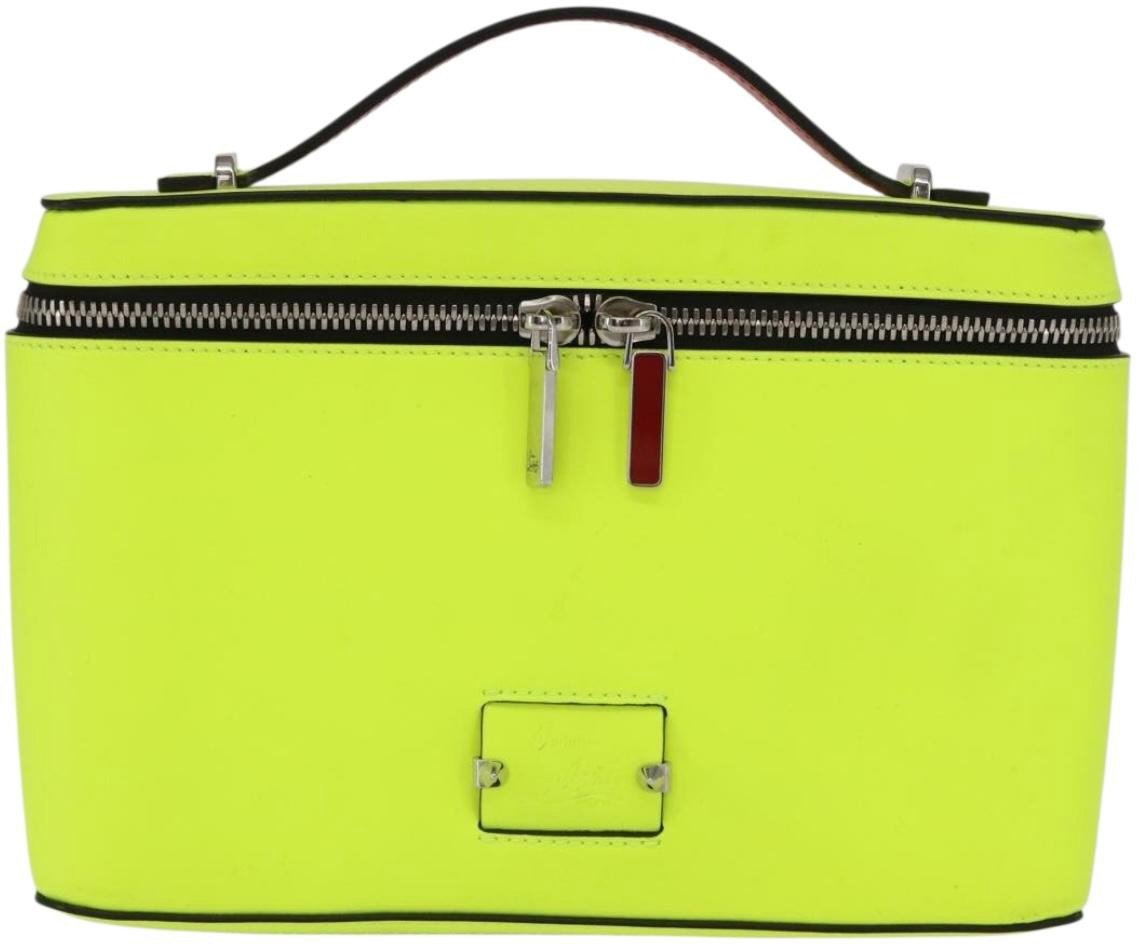 Christian Louboutin Christian Louboutin Kypipouch Crossbody Bag Leather Small Geel