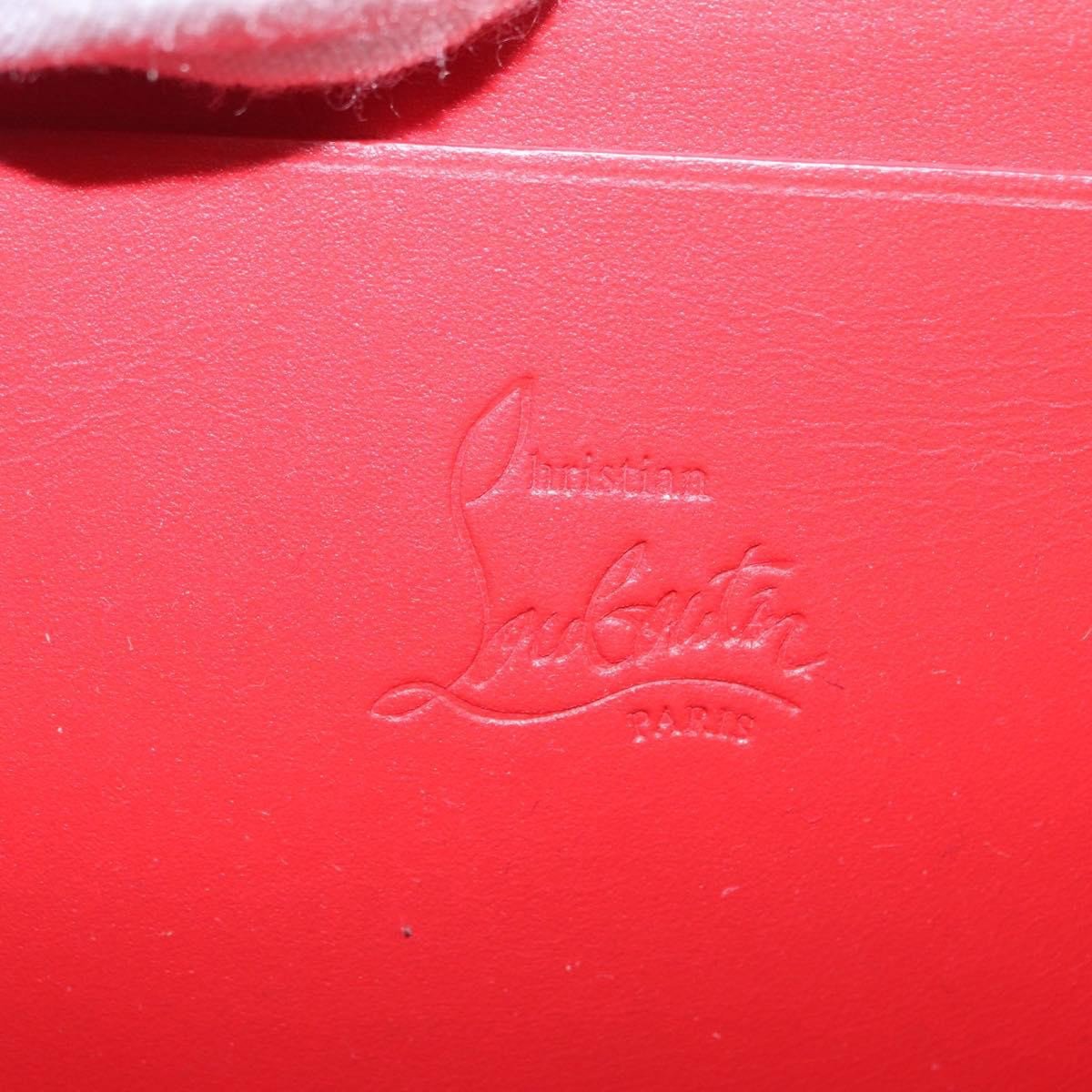 Christian Louboutin Christian Louboutin Panettone Coin Purse Embellished Leather Zwart