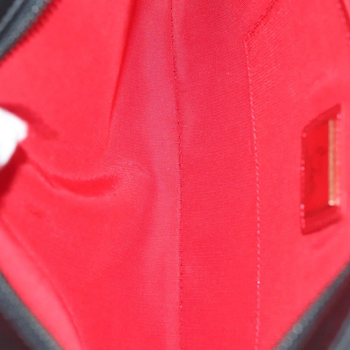 Christian Louboutin Christian Louboutin Loubiclutch Spiked Leather Zwart