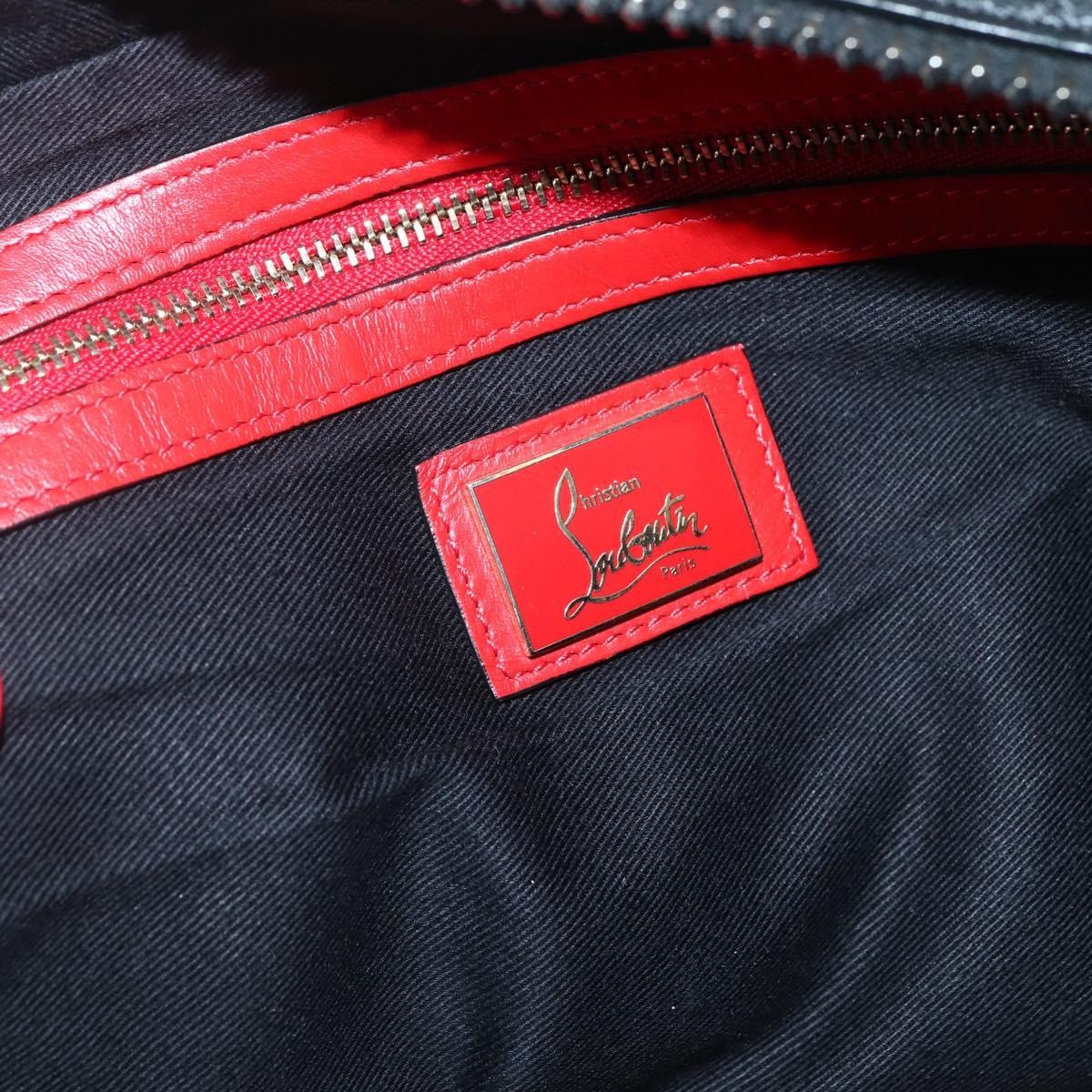 Christian Louboutin Christian Louboutin Loubiclutch Leather Zwart