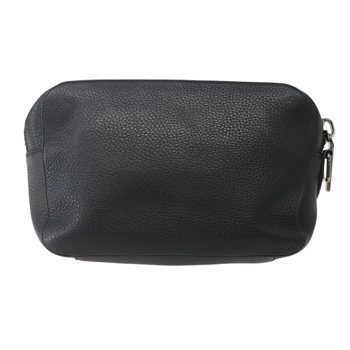 Christian Louboutin Christian Louboutin Loubiclutch Leather Zwart