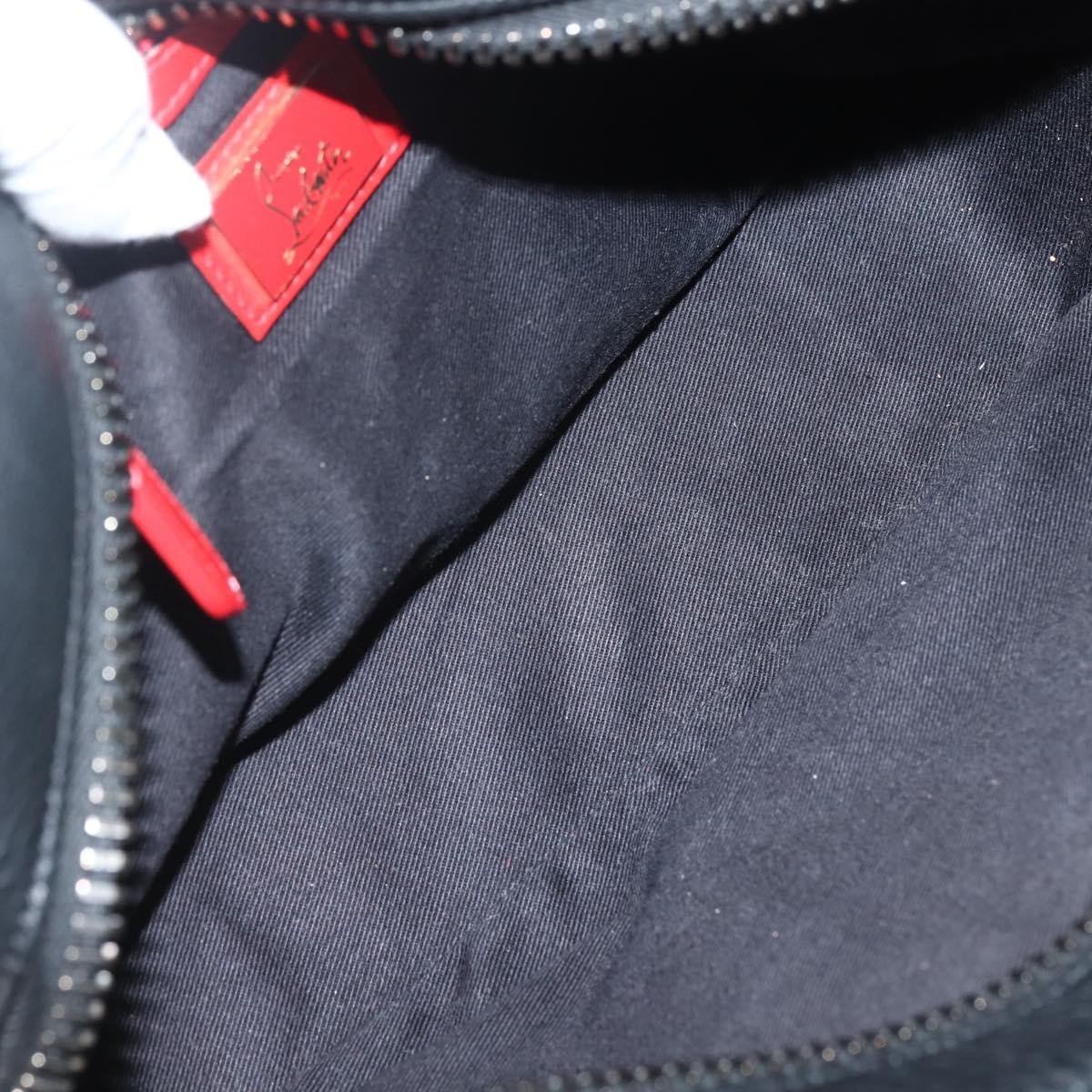 Christian Louboutin Christian Louboutin Loubiclutch Leather Zwart