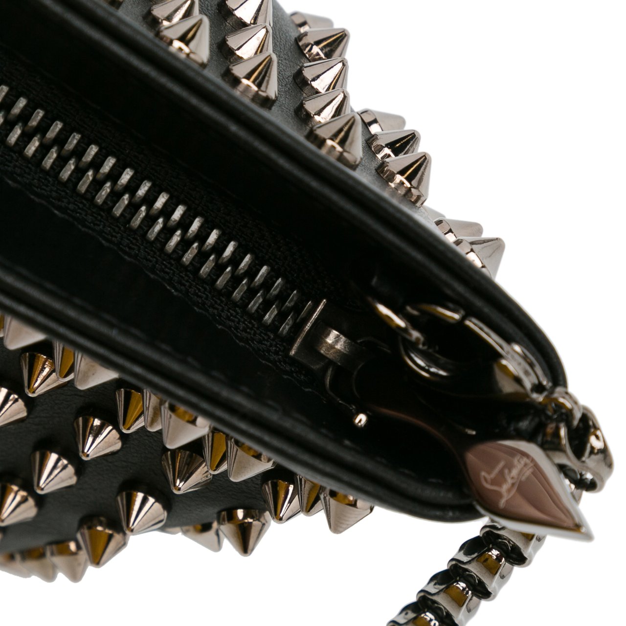 Christian Louboutin Studded LoubiPosh Crossbody Zwart