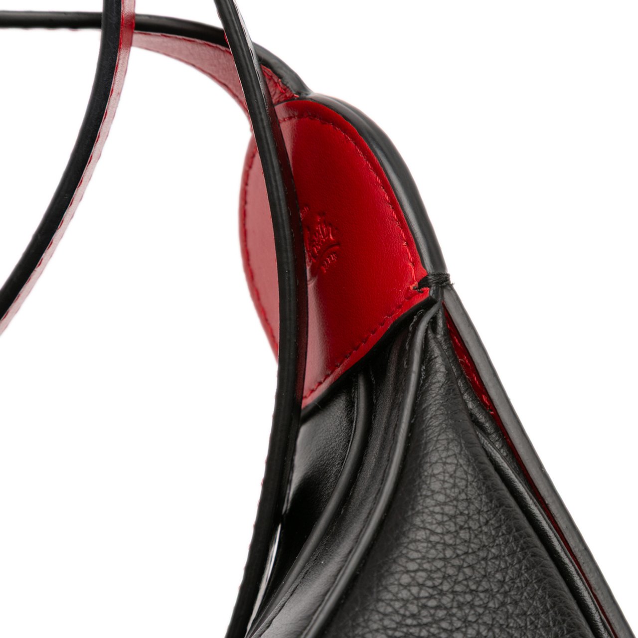 Christian Louboutin Mini Leather Carasky Crossbody Zwart