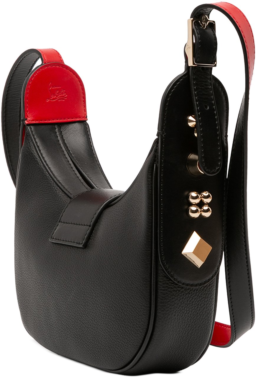Christian Louboutin Mini Leather Carasky Crossbody Zwart