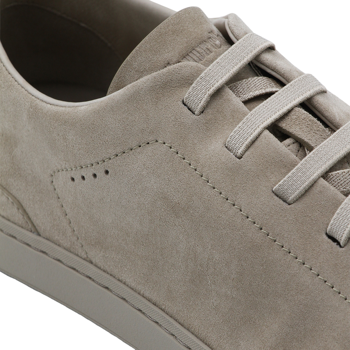 Church's Suede Sneakers with Subtle Perforations Grijs