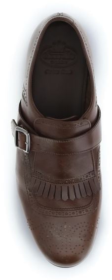Church's Brown Calf Leather Bos Taurus Slip-On Loafers Bruin