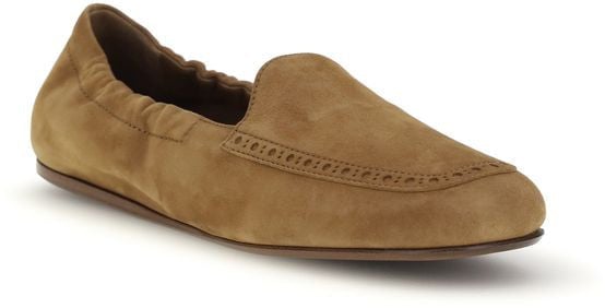 Church's Brown Calf Leather Bos Taurus Slip-On Loafers Bruin