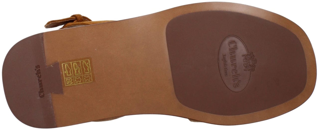 Church's Brown Leather Flat Sandals Bruin