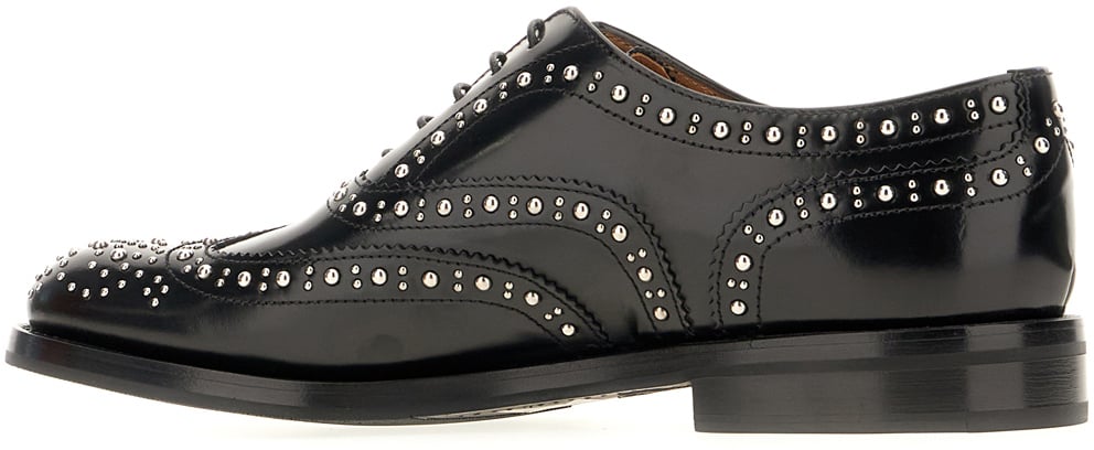 Church's Black leather lace-up shoes Zwart