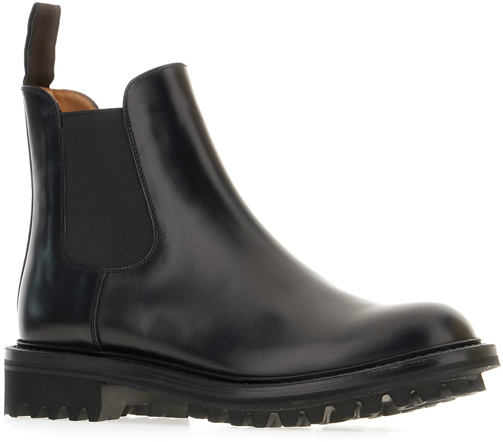 Church's Church's Black leather ankle boots Zwart