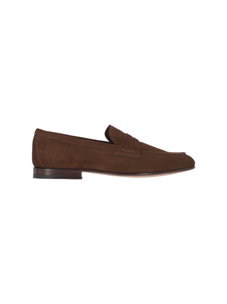Church's Brown Suede Slip-On Moccasins Bruin