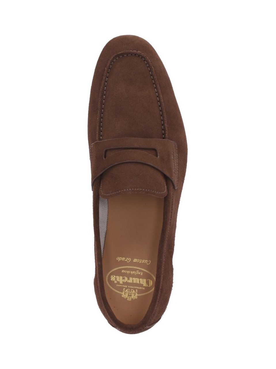 Church's Brown Suede Slip-On Moccasins Bruin