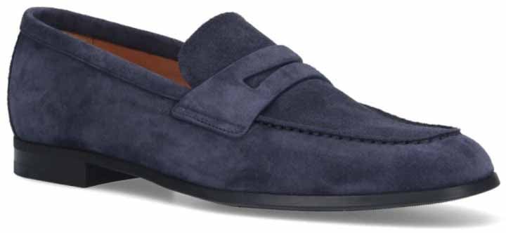 Church's Suede Loafers – Navy Blauw