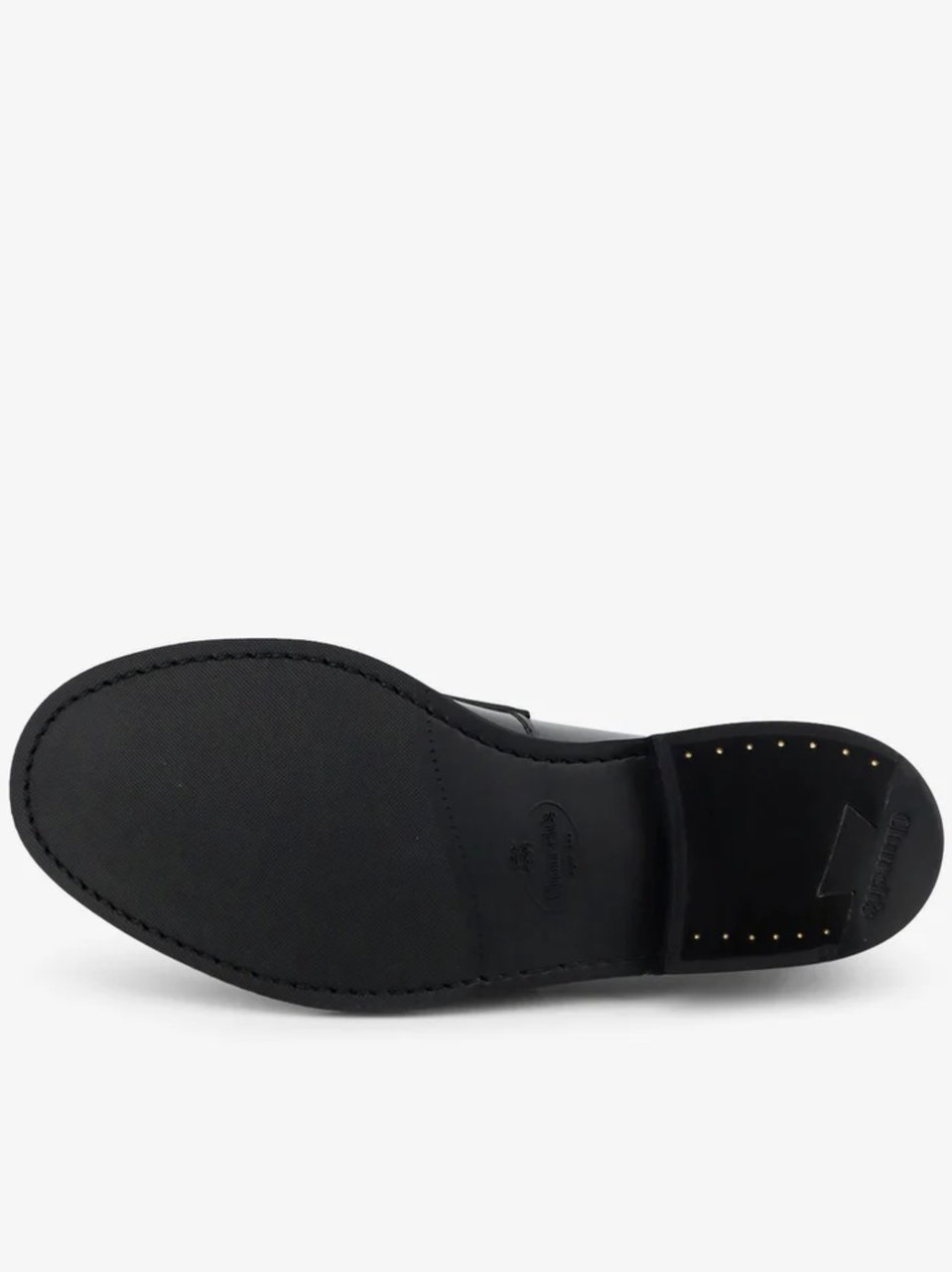 Church's Black Leather Loafer With Classic Penny Strap Zwart