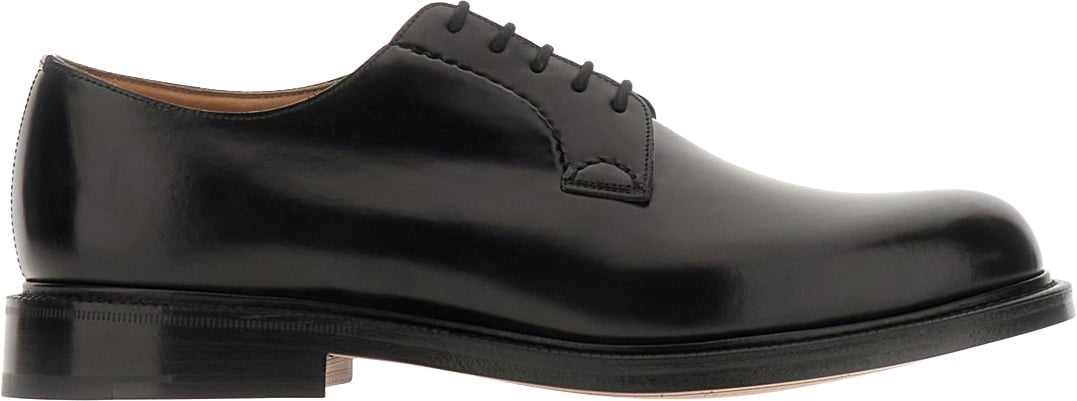Church's Church's Black leather Shannon lace-up shoes Zwart