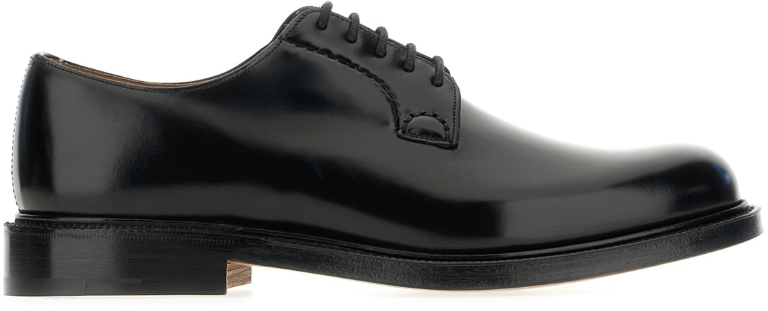 Church's Church's Black leather Shannon lace-up shoes Zwart